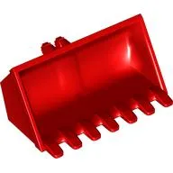 Construction Vehicle Bucket 3 x 6 with 9 Hinge Teeth
