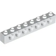 Technic Brick 1 x 8 [7 Pin Holes]