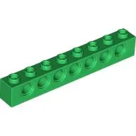 Technic Brick 1 x 8 [7 Pin Holes]
