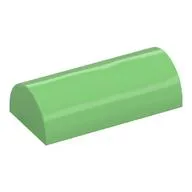 Brick Curved 2 x 4 Double, No Studs, without Groove