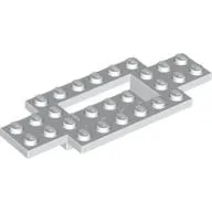 Vehicle Base 4 x 10 x 2/3 with 4 x 2 Recessed Center with Smooth Underside