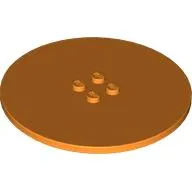 Plate Special Round 8 x 8 with 2 x 2 Center Studs with Groove