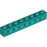 Technic Brick 1 x 8 [7 Pin Holes]