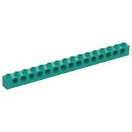 Technic Brick 1 x 16 [15 Pin Holes]