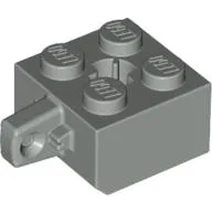 Hinge Brick 2 x 2 Locking with 1 Finger Vertical and Axle Hole [X Opening]