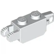 Hinge Brick 1 x 2 Locking with 1 Finger Vertical End and 2 Fingers Vertical End, 9 Teeth