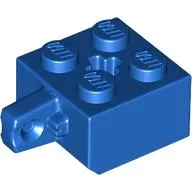 Hinge Brick 2 x 2 Locking with 1 Finger Vertical and Axle Hole [+ Opening]