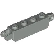 Hinge Brick 1 x 4 Locking with 1 Finger Vertical End and 2 Fingers Vertical End, 9 Teeth