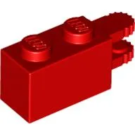 Hinge Brick 1 x 2 Locking with 2 Fingers Horizontal End, 9 Teeth