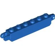 Hinge Brick 1 x 6 Locking with 1 Finger Vertical End and 2 Fingers Vertical End, 9 Teeth