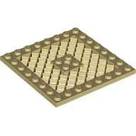 Plate Special 8 x 8 with Grille [Hole in Center]