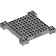 Brick Special 12 x 12 Base with 4 Corner Pegs, 1 x 10 Cutouts, Grooves