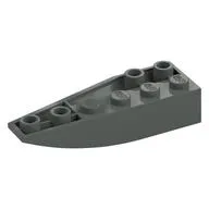 Brick Wedged, Curved Inverted 6 x 2 Right