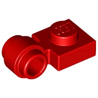 Plate Special 1 x 1 with Clip Light, Bar Hole [Thick Ring]