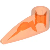 Technic Tooth 1 x 3 with Axle Hole [Rounded Underside]