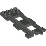 Duplo Train Track End with 2 x 4 Plate on One End