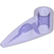 Technic Tooth 1 x 3 with Axle Hole [Rounded Underside]
