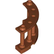 Fence Spindled 4 x 4 x 2 Quarter Round with 2 Studs