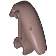 Minifig Head Special with Clip, Mechanical (Battle Droid) [Plain]