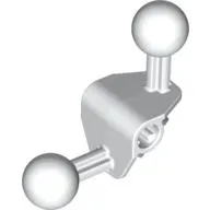 Large Figure Skeletal, Limb, Angular 90°, 4 x 4 x 2 with 2 Ball Joints, and Axle Hole