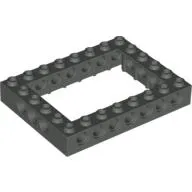 Technic Brick 6 x 8 with 4 x 6 Opening