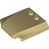 Slope Curved 4 x 4 x 2/3 Triple Curved with 2 Studs