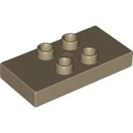 Duplo Plate 2 x 4 x 1/2 with 4 Center Studs [Thick]