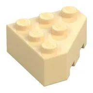 Brick Wedged 3 x 3 Cut Corner