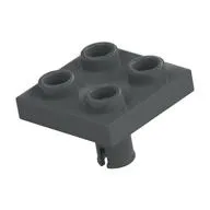Plate Special 2 x 2 with Pin on Bottom