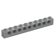 Technic Brick 1 x 10 [9 Pin Holes]