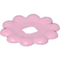 Clikits Icon Accent, Flower 3 5/8 x 3 5/8, 10 Petals with Raised Border