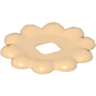 Clikits Icon Accent, Flower 3 5/8 x 3 5/8, 10 Petals with Raised Border