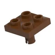 Plate Special 2 x 2 with Pin on Bottom