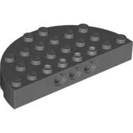 Brick Round Corner 4 x 8 Full Brick Double