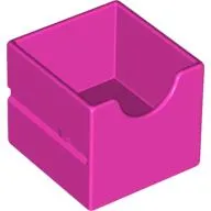 Duplo Drawer 2 x 2 with Semicircle Cutout