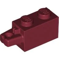 Hinge Brick 1 x 2 Locking with 1 Finger Horizontal End