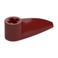 Technic Tooth 1 x 3 with Axle Hole [Rounded Underside]