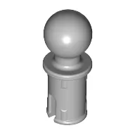 Technic Pin with Friction Ridges Lengthwise and Towball