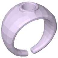Clikits Ring, Wide Band with Hole in Top
