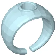 Clikits Ring, Wide Band with Hole in Top