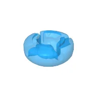 Clikits Icon, Round 2 x 2 Small with Hole [Polished]