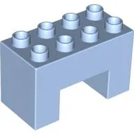 Duplo Brick 2 x 4 x 2 with 2 x 2 Square Arch