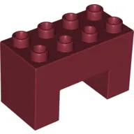Duplo Brick 2 x 4 x 2 with 2 x 2 Square Arch
