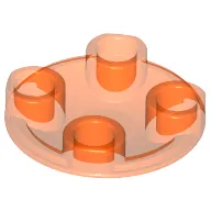 Plate Round 2 x 2 with Rounded Bottom [Boat Stud]