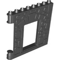 Duplo Building Wall 1 x 8 x 8 with Door Opening - Castle