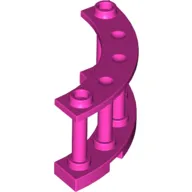 Fence Spindled 4 x 4 x 2 Quarter Round with 2 Studs