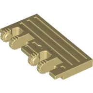 Hinge Train Gate 2 x 4 Locking Dual 2 Fingers with Rear Reinforcements, 9 Teeth