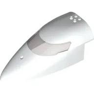 Aircraft Fuselage Curved Forward 8 x 16 x 5 with Trans-Brown Glass