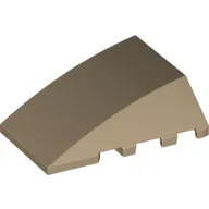 Wedge Curved 4 x 4 No Top Studs