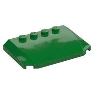 Slope Curved 4 x 6 x 2/3 Triple Curved with 4 Studs